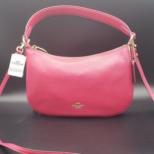 Beautiful Leather Coach Shoulder Bag